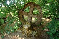 Ring cross in Zuteni graveyard