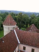 Edole castle, view from the tower towards south-west
