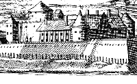 Castle of Bauska in 1701
