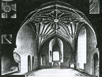 Hall of Master in Cesis castle, A.Gulecke.