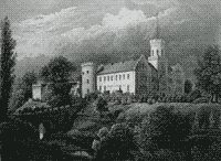 Edole castle in 19th century