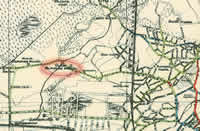 Lieldamme manor in the map from 1930