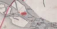Pilumuiza manor in the map, 1876