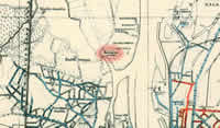 Rupert manor in the map from 1930ies
