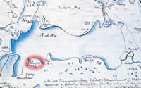 Muižiņa 1701.gada kartē