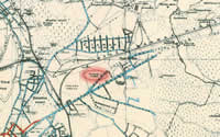 Veiers manor in the map from 1930