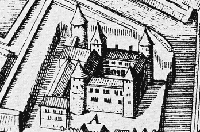 Plan of Riga castle in 17th century