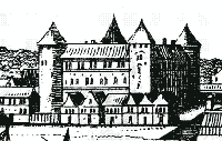 Riga castle in the middle of 17th century