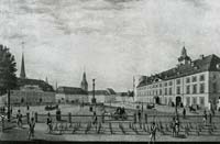 Riga Castle Square in the beginning of 19th century.