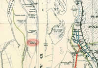 Voleri manor house in map from 1930